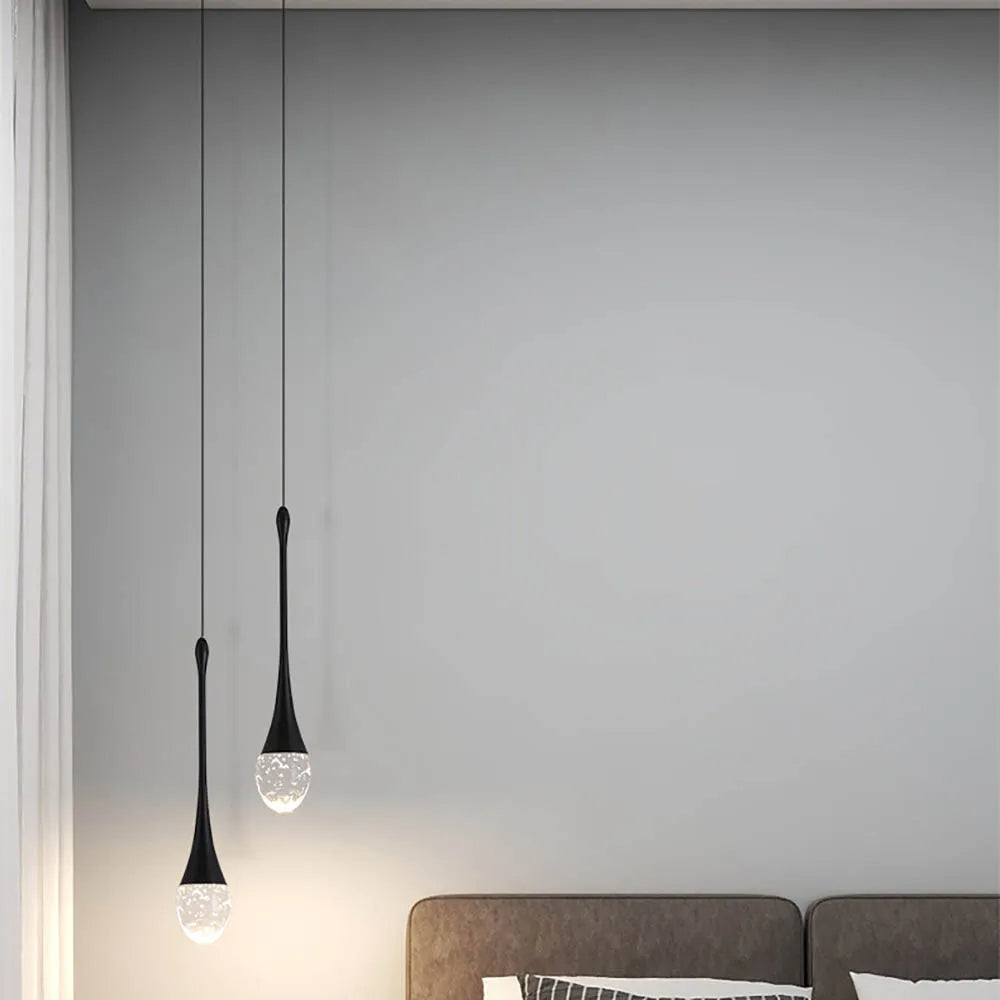 Glazen hanglampen met warm licht - Vetra