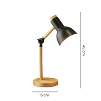 Nord - Verstelbare Macaron LED Tafellamp Uit Hout