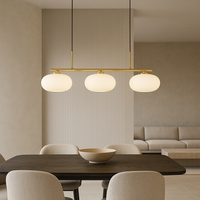 Moderne 3-Lichts Bauhaus Eiland Hanglamp