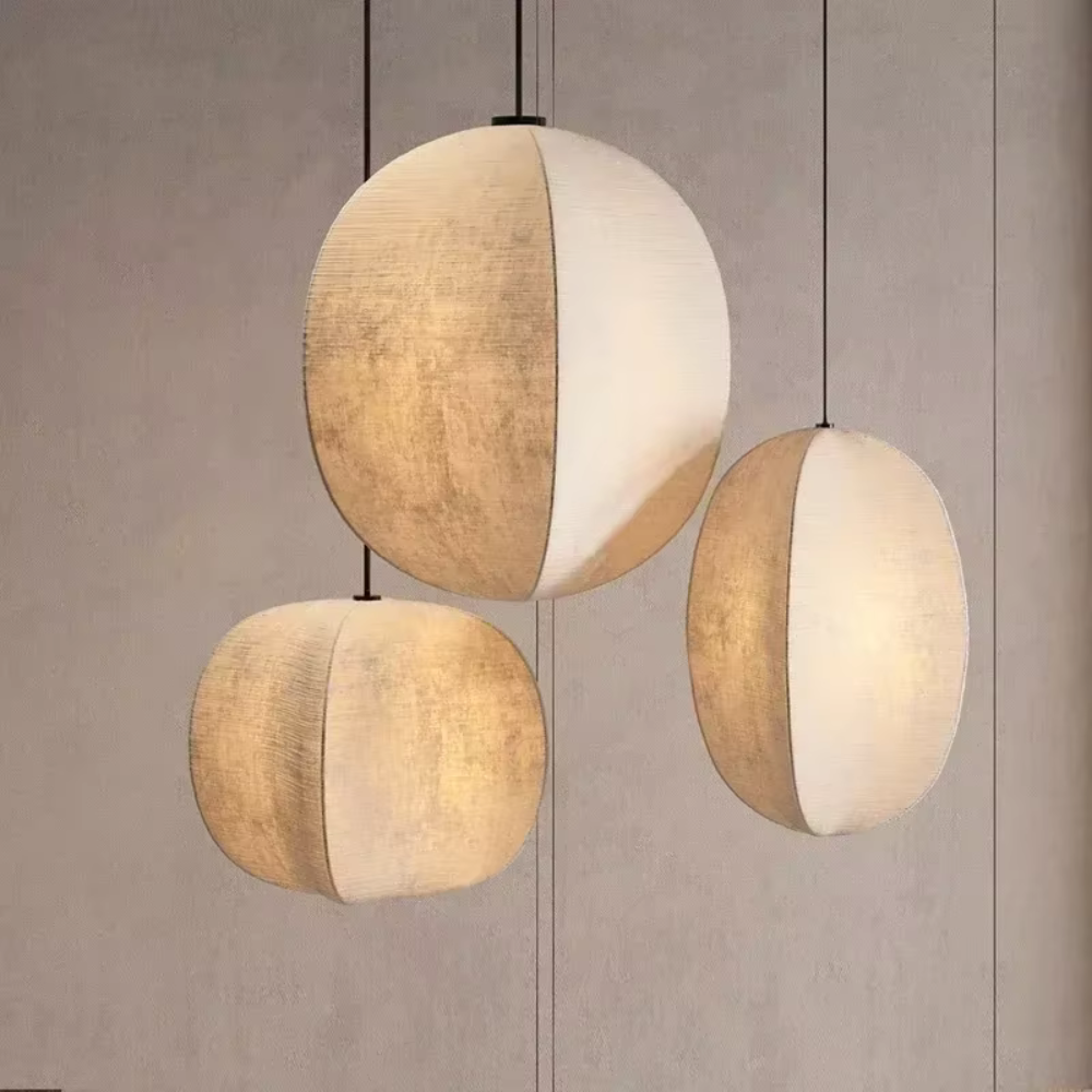 Zen Harmony Japandi Stoffen Hanglamp