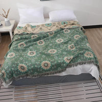 Retro Mandala Omkeerbare Deken