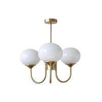 Marshmallow Moderne Glazen Bollen Kroonluchter