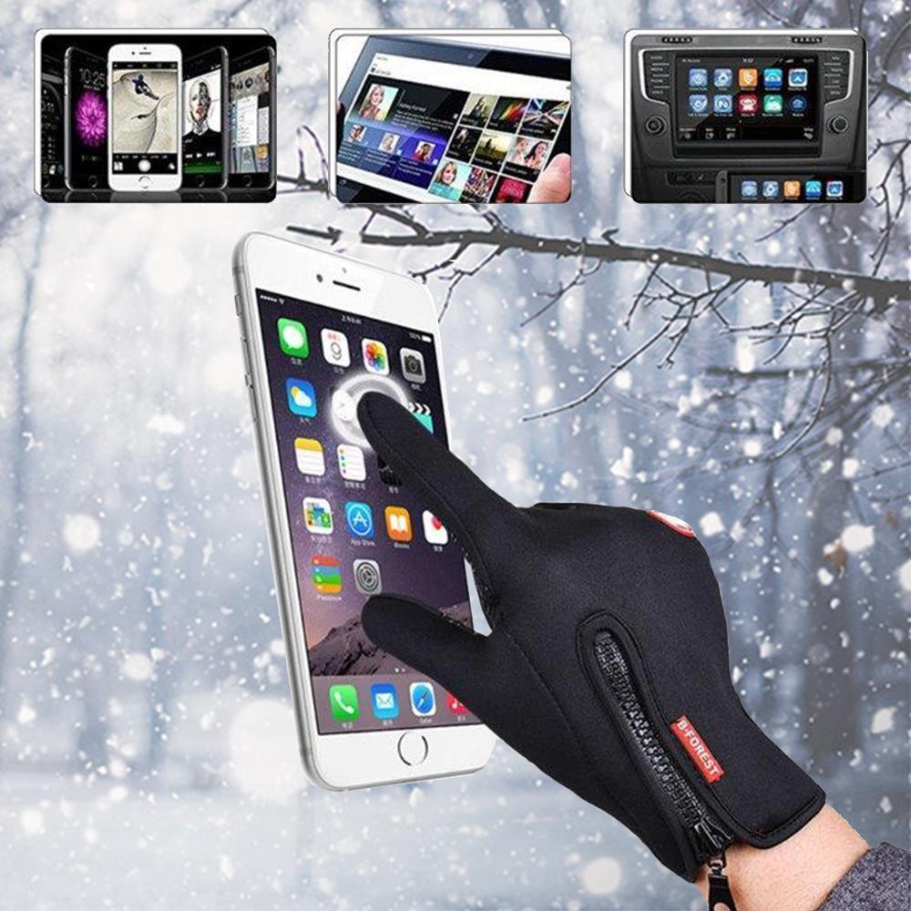 Premium warme winddichte waterdichte touchscreen handschoenen unisex