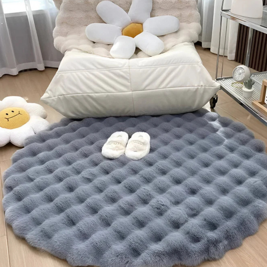 Cush - Rond Vloerkleed 90x90 Fleece