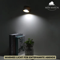 Wandlamp LumiScandi | Draadloos & Oplaadbaar | Scandinavisch Design | Eikenhout