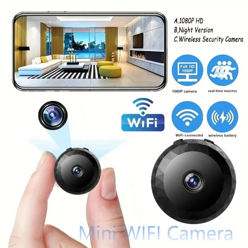 Magnetische Mini WiFi Camera 1080P HD voor Discrete Bewaking