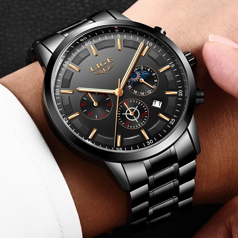 Robuuste Stalen Militaire Horloge - SteeleX