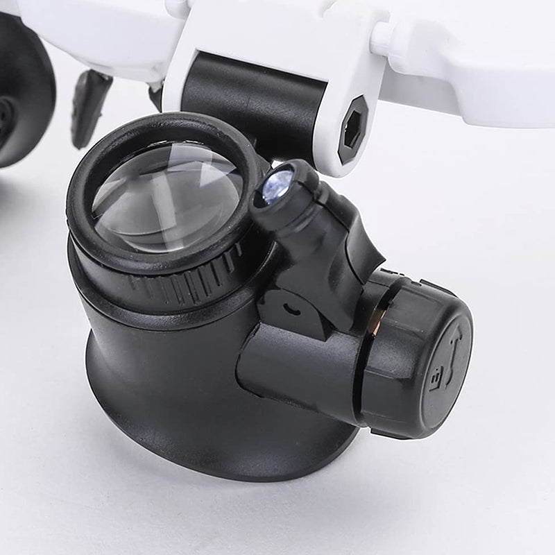 Vergrootglas met LED-verlichting voor beide ogen