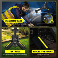 Brehn | SakerPlus Telescoop Campinglampen met Standaard