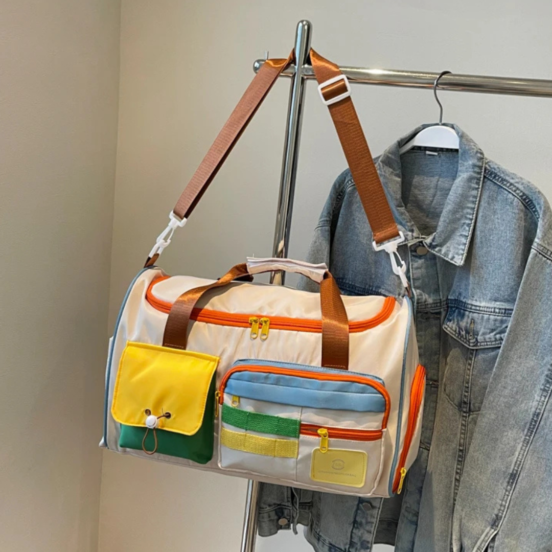 LuxeTrek Oxford reistas | Grote oxford tas met opvallend ontwerp voor vrouwen en op rei