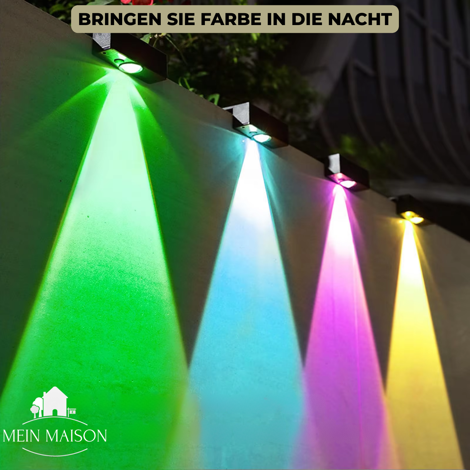Solario Tuinlamp | Zonne-LED | Warm- & Kleurenlicht | IP65 Waterdicht