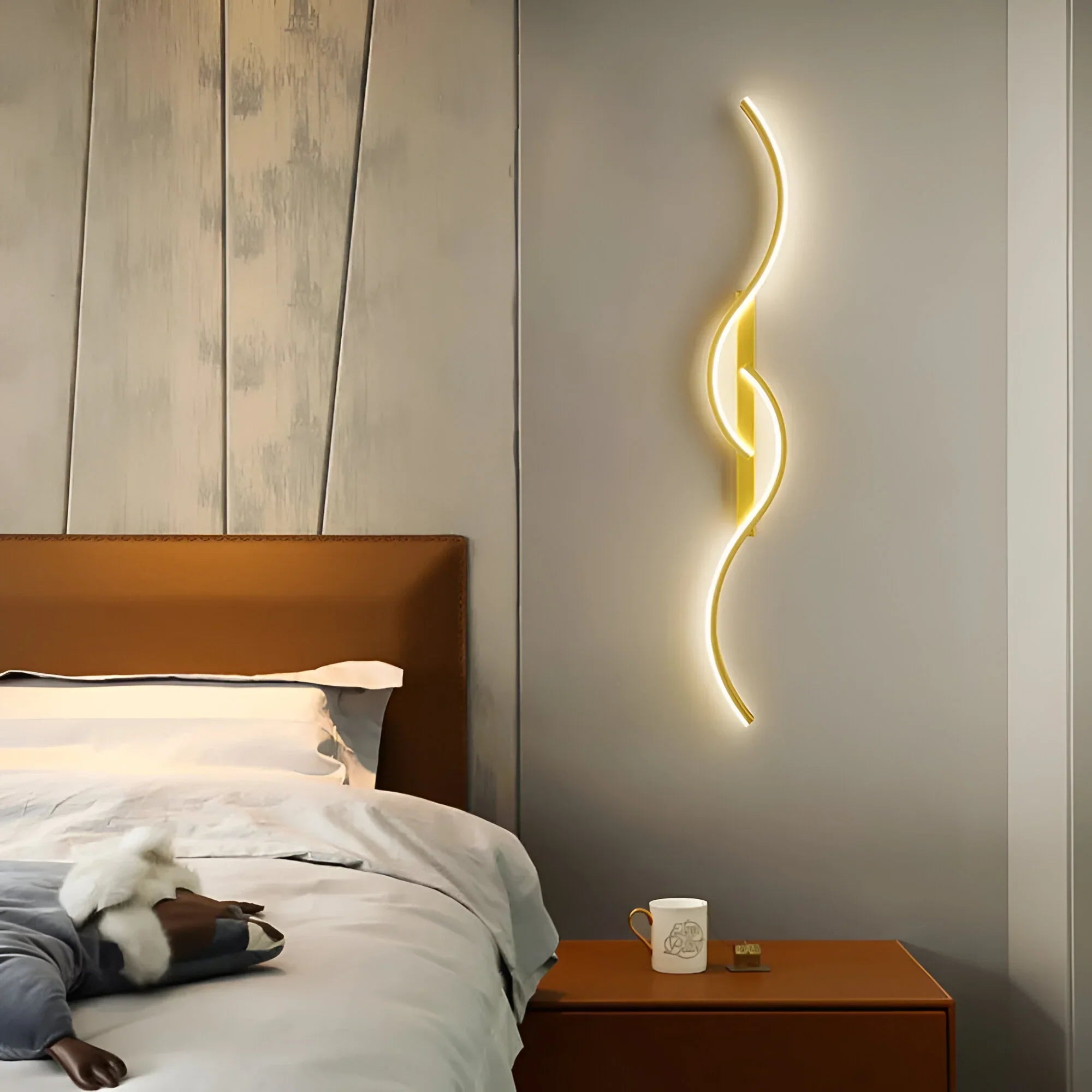 Moderne Gebogen Wandlamp voor Binnenhuisverlichting