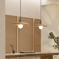 Virena - Nordic Minimalistische Houten LED Hanglamp