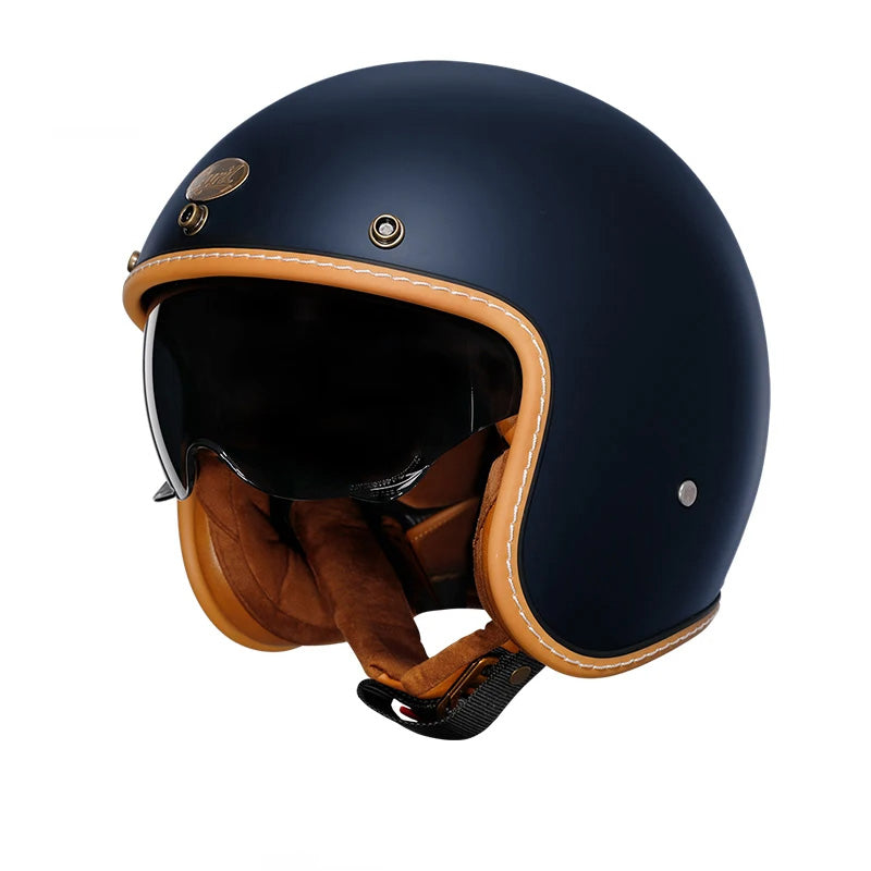 Classic Retro LumaLite Open Face Helm Arc Voor Rijders
