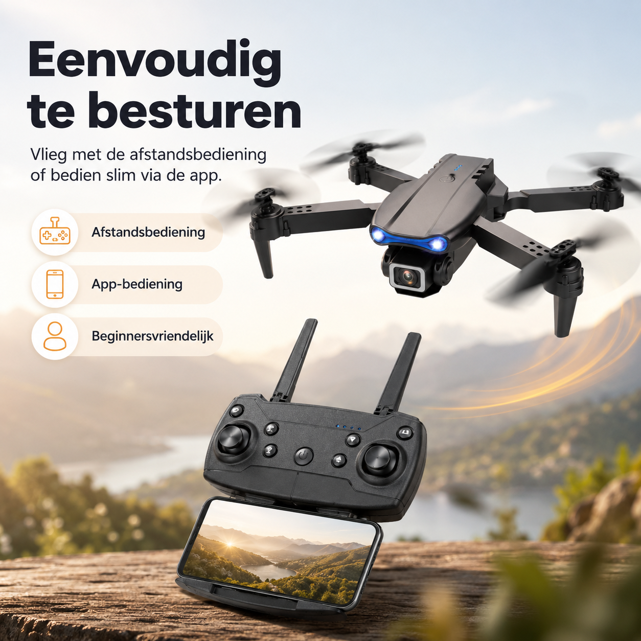 AeroPro - Drone met 4K UHD Camera en Lange Batterijduur