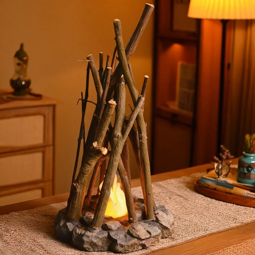 GlowWood™ | Gezellige rustieke warmte met rustgevend omgevingslicht