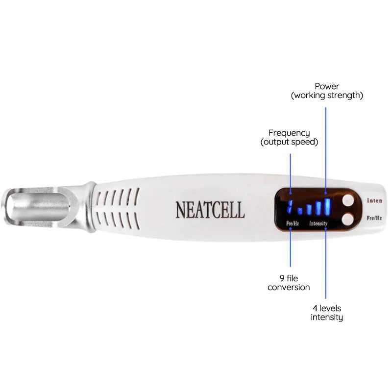 Professionele Picoseconde Laserpen | Tattoo- & Pigmentverwijdering | Dual-Mode Rood & Blauw | Effectieve Melaninefragmentatie voor Thuisgebruik
