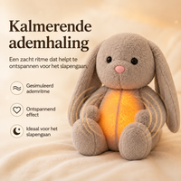 Ontspannende Knuffel met Ademhaling & Nachtlampje - Rustgevend