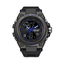 Sportieve Dual-Display Mode Multifunctionele waterdichte verlichte herenarmbandhorloge