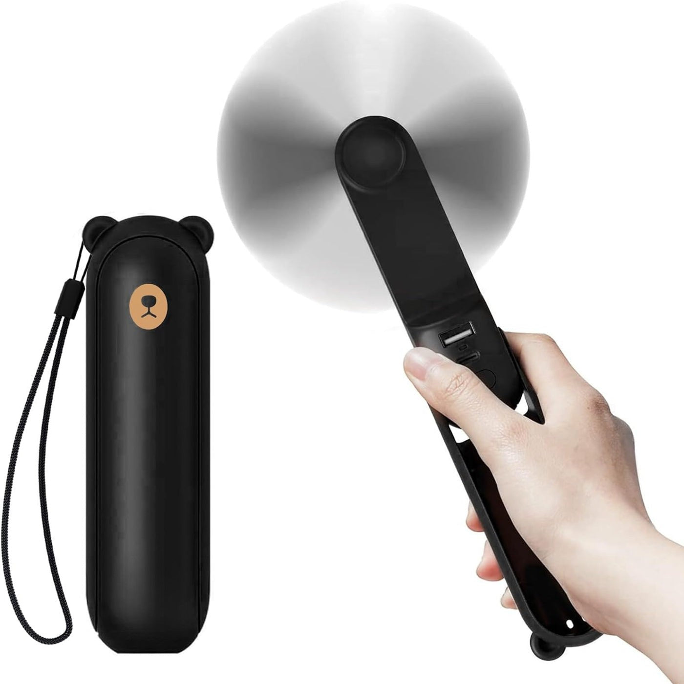 Handventilator | Ventilator met USB & Zaklamp | LuchtBuddy