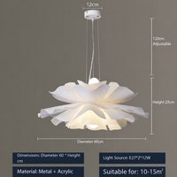Gupton Nordic Lotus Flower Pendant Light