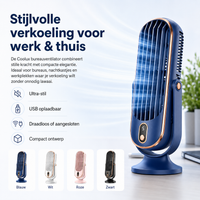 Coolux – Ultra-Stille USB Bureauventilator