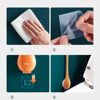 Moderne flexibele siliconen toiletborstel