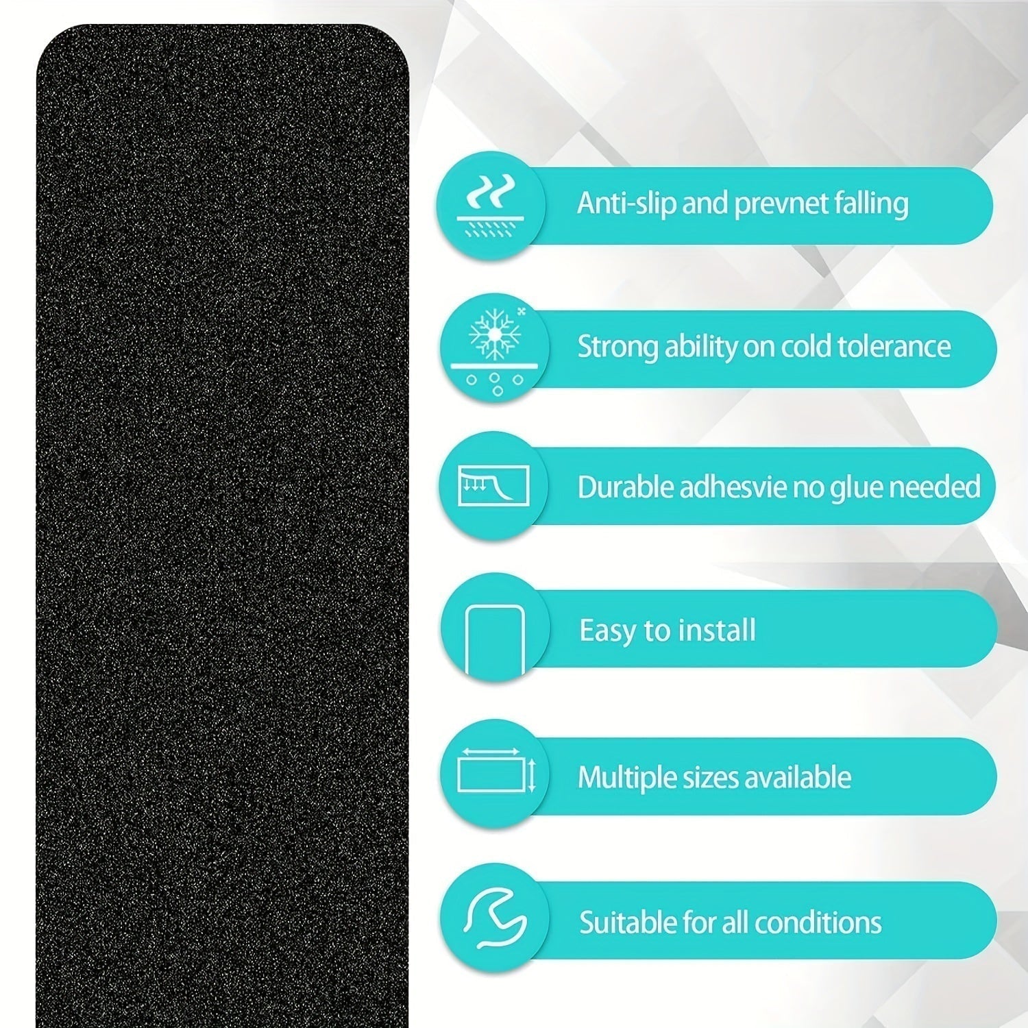 Rubberen Antislip Tredestrips – Extra Grip voor Trappen en Opritten