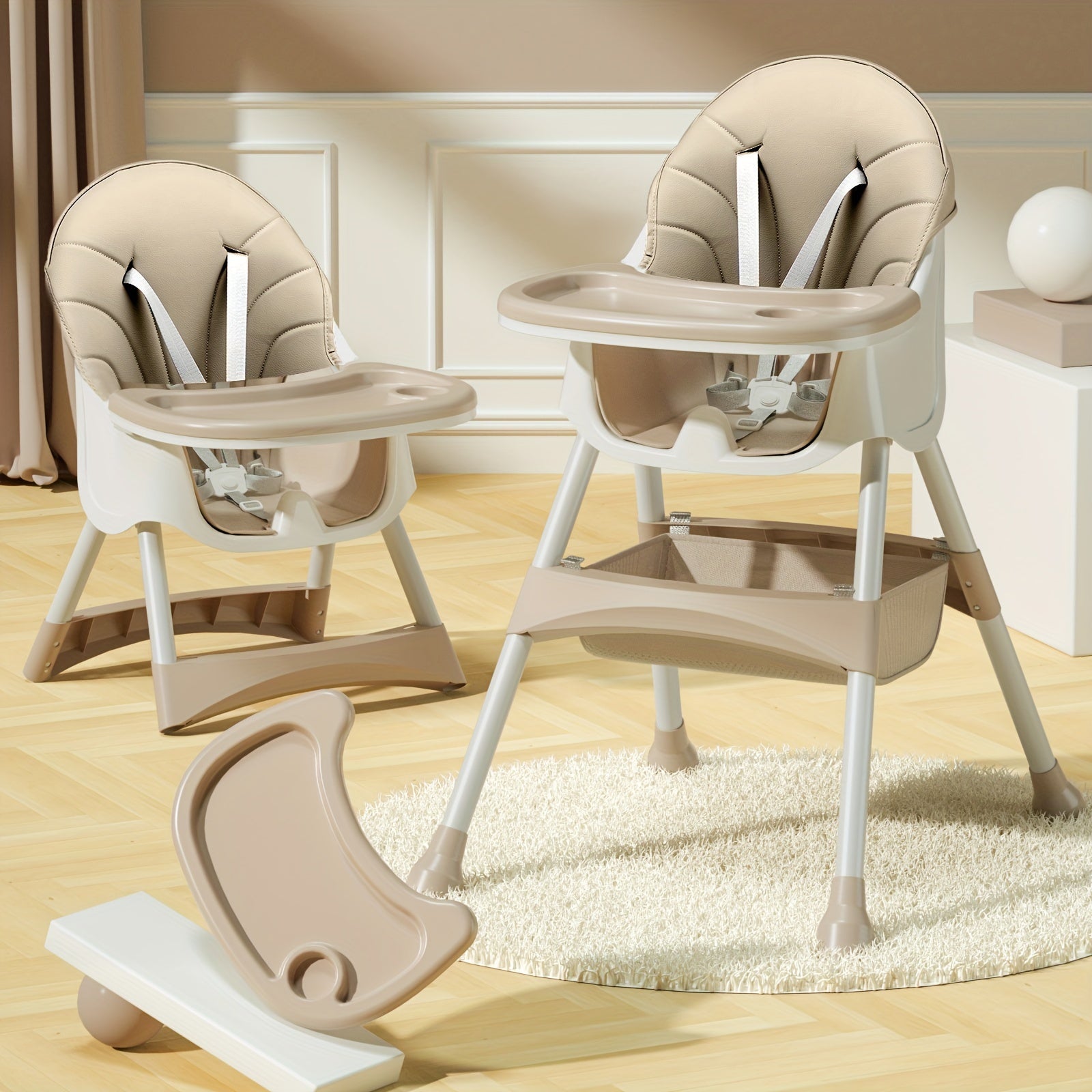 Comfortabele Hoge Stoel voor Baby's - Ideaal voor Gezellige Maaltijden