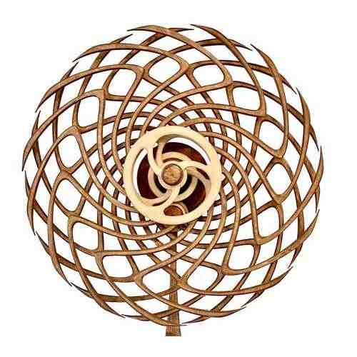 TimeWood™ | 100% Handgemaakte Kinetische Houtsculptuur