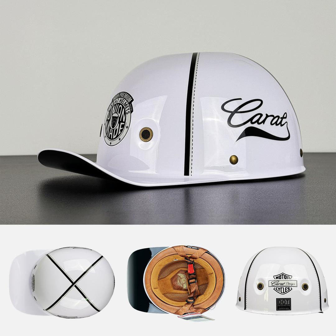 Moto Baseball Cap Stijl Helm DOT En ECE Certificering