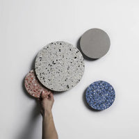 Unieke Scandinavische Wandlamp Combinatie van Terrazzo en Warm Licht