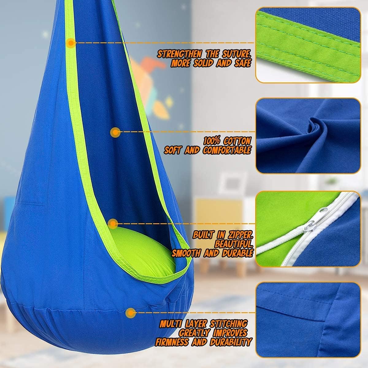 Comfort Swing Hangstoel – Rustgevende en Speelse Ontwerp