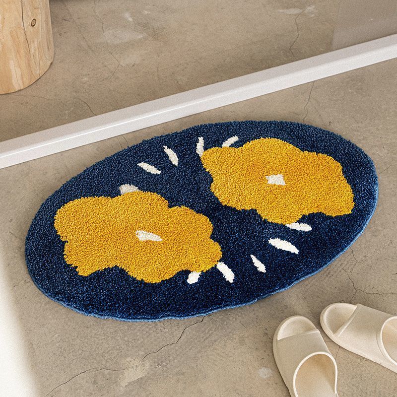 Bloemen Comfort Badmat | Duurzaam en gemakkelijk schoon te maken, ideaal voor het creëren van een gezellig badkamergevoel