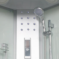 Dubbele Schuif Douchecabine Ronde Douchecabine met Licht en Handdoekrek