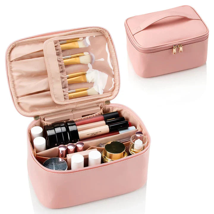 Skanto | Praktische make-up organizer voor reizen | Met vakken en scheidingswanden