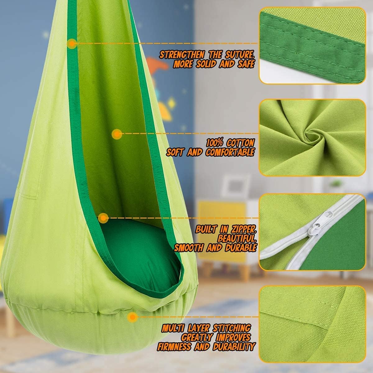 Comfort Swing Hangstoel – Rustgevende en Speelse Ontwerp