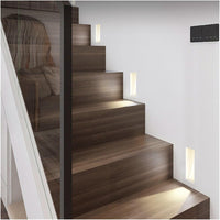Nordic Frameless RVS Trap LED Wand 1-Licht