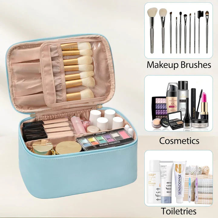 Skanto | Praktische make-up organizer voor reizen | Met vakken en scheidingswanden