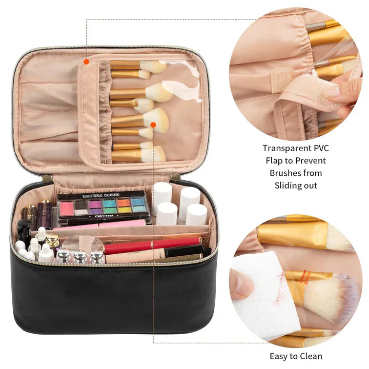 Skanto | Praktische make-up organizer voor reizen | Met vakken en scheidingswanden