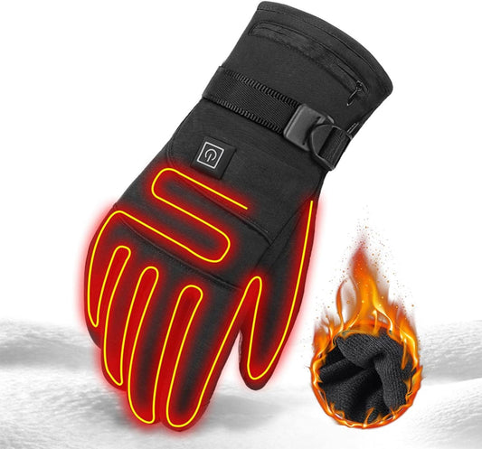 Verwarmde winterhandschoenen | Waterdicht en winddicht | 3 verwarmingsniveaus | Touchscreen-compatibel