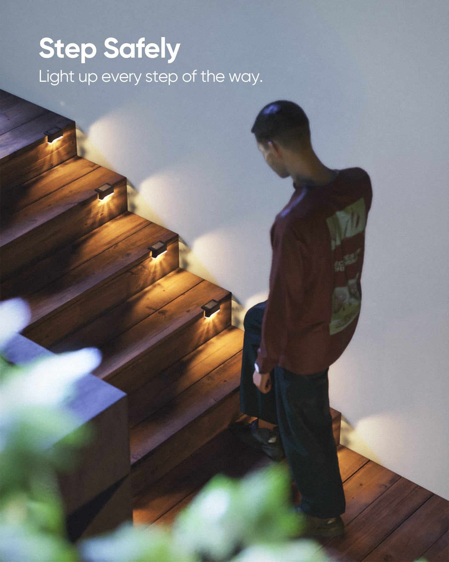 Skanto | 16 Stuks Zonnepaneel Deck Verlichting - Waterdichte LED Hekverlichting Voor Tuin, Terras, Trap, Zwart