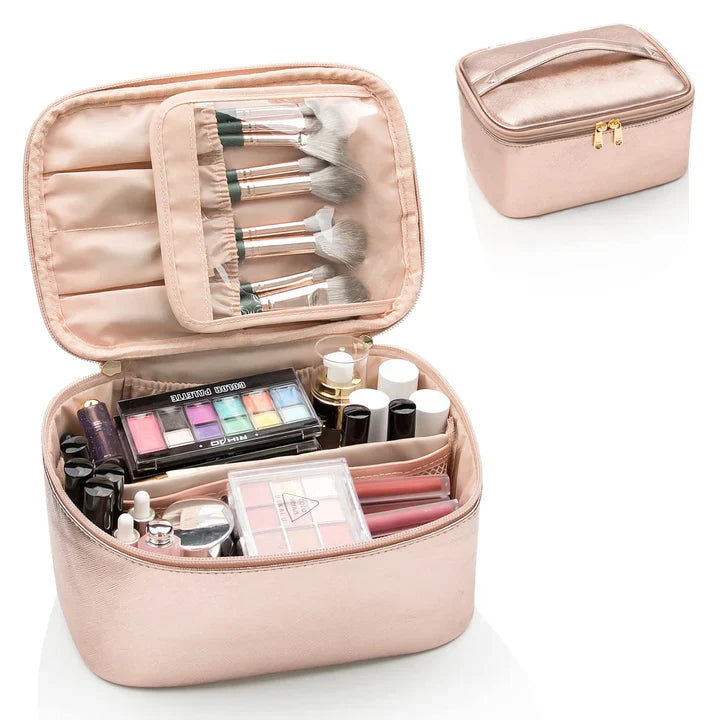 Skanto | Praktische make-up organizer voor reizen | Met vakken en scheidingswanden