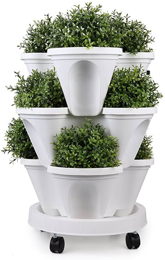 Aardbeien Stapelbare Plantenpotten