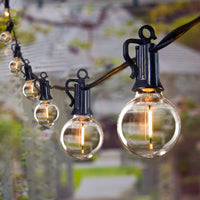 Skanto | Brightown 60Ft Buitenverlichting - G40 Globe LED Terrasverlichting met 32 Schokbestendige Lampen
