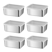 Skanto | RVS Maaltijdopslagbox met Deksel, Lunch, Snack Bewaarbox