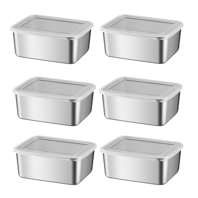 Skanto | RVS Maaltijdopslagbox met Deksel, Lunch, Snack Bewaarbox