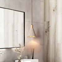 Crème Retro Wabi-Sabi LED Hanglamp