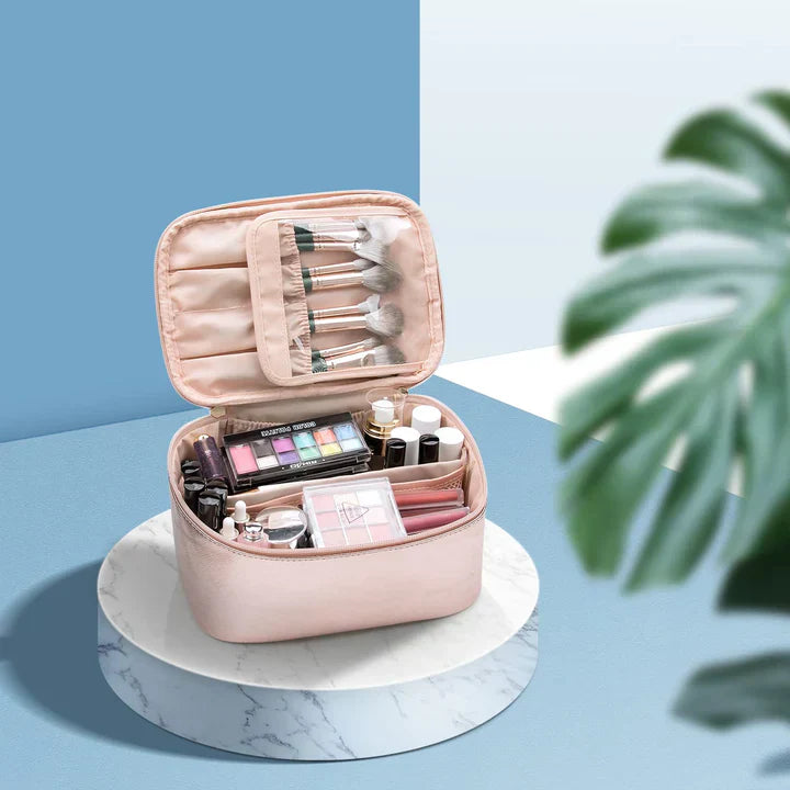 Skanto | Praktische make-up organizer voor reizen | Met vakken en scheidingswanden