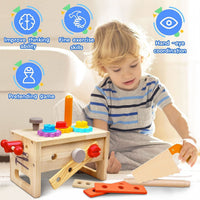 WoodCraft Kids Toolbox – Creatief Bouwen & Ontdekken voor Kinderen vanaf 6 Maanden